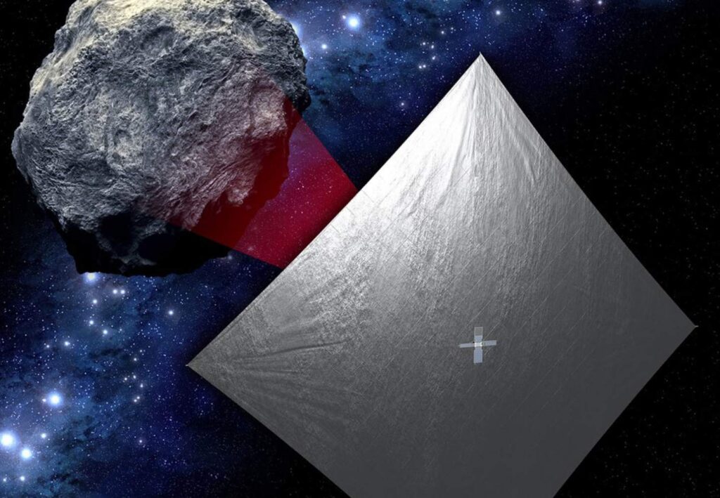 NASA is sending a solar sail spacecraft after an asteroid